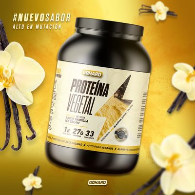 Imagen 2 del producto Proteina Vegetal Soya 1 Kg - Sabor Vainilla Ice Cream