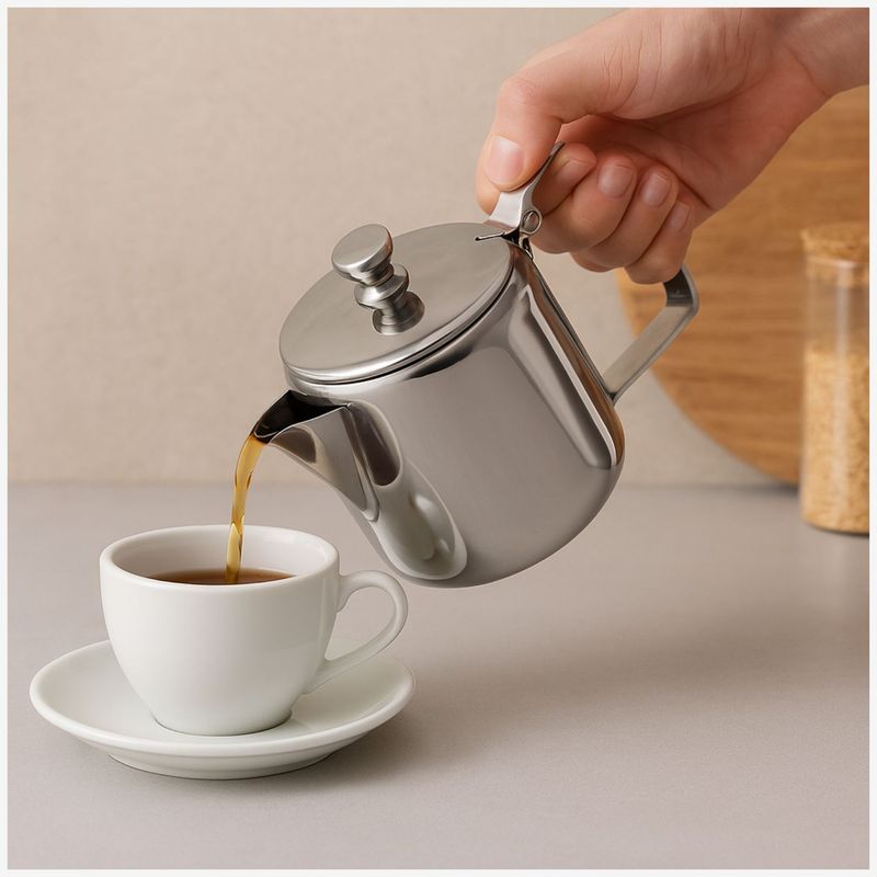 CUINER - Tetera Bebidas Profesional 750mL Cuiner Acero Inoxidable