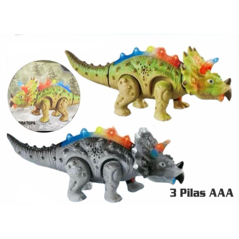 GENERICO - Robot Dinosaurio Musical Con Luces Y Sonido Color Beige
