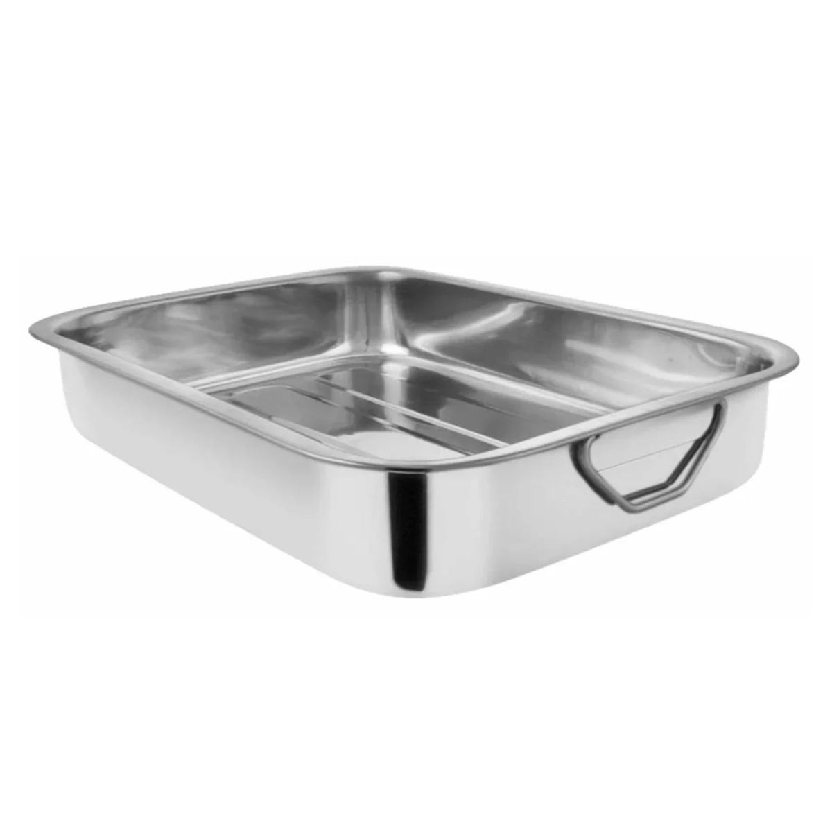 CUINER - Bandeja Rectangular Multiuso Cuiner 35cm Acero Inoxidable.