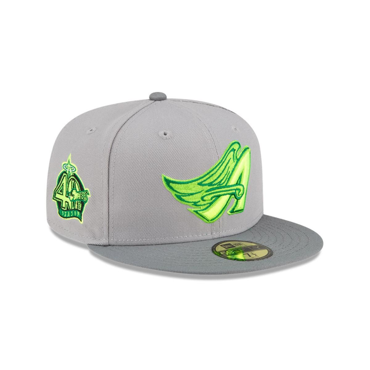 NEW ERA - Gorra 59Fifty Anaheim Angels MLB Drop Gris