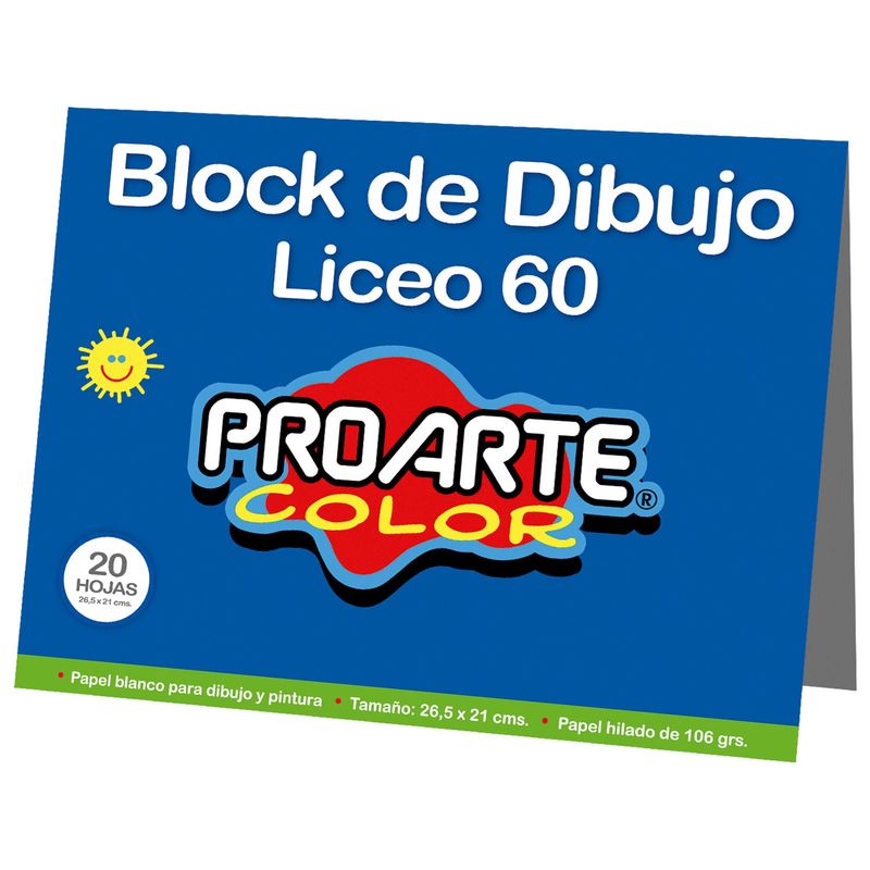 PROARTE - Block Liceo 106gr 20hj 265x21cm