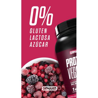 Imagen 2 del producto Proteina Vegetal Soya 1 Kg - Sabor Frutos del Bosque