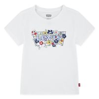 Polera Niña Manga Corta Blanco