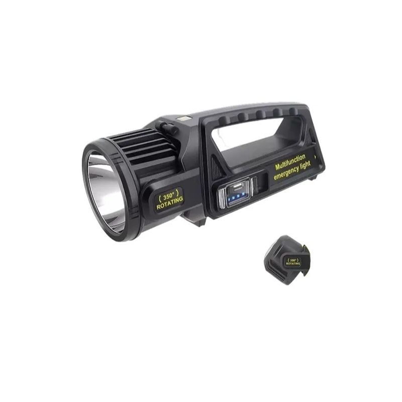 GENERICO - Linterna Reflector Multifuncional Solar Recargable
