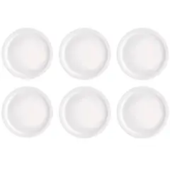 BORMIOLI - Set 6 Plato Llano 23cm Careware Rocco De Porcelana