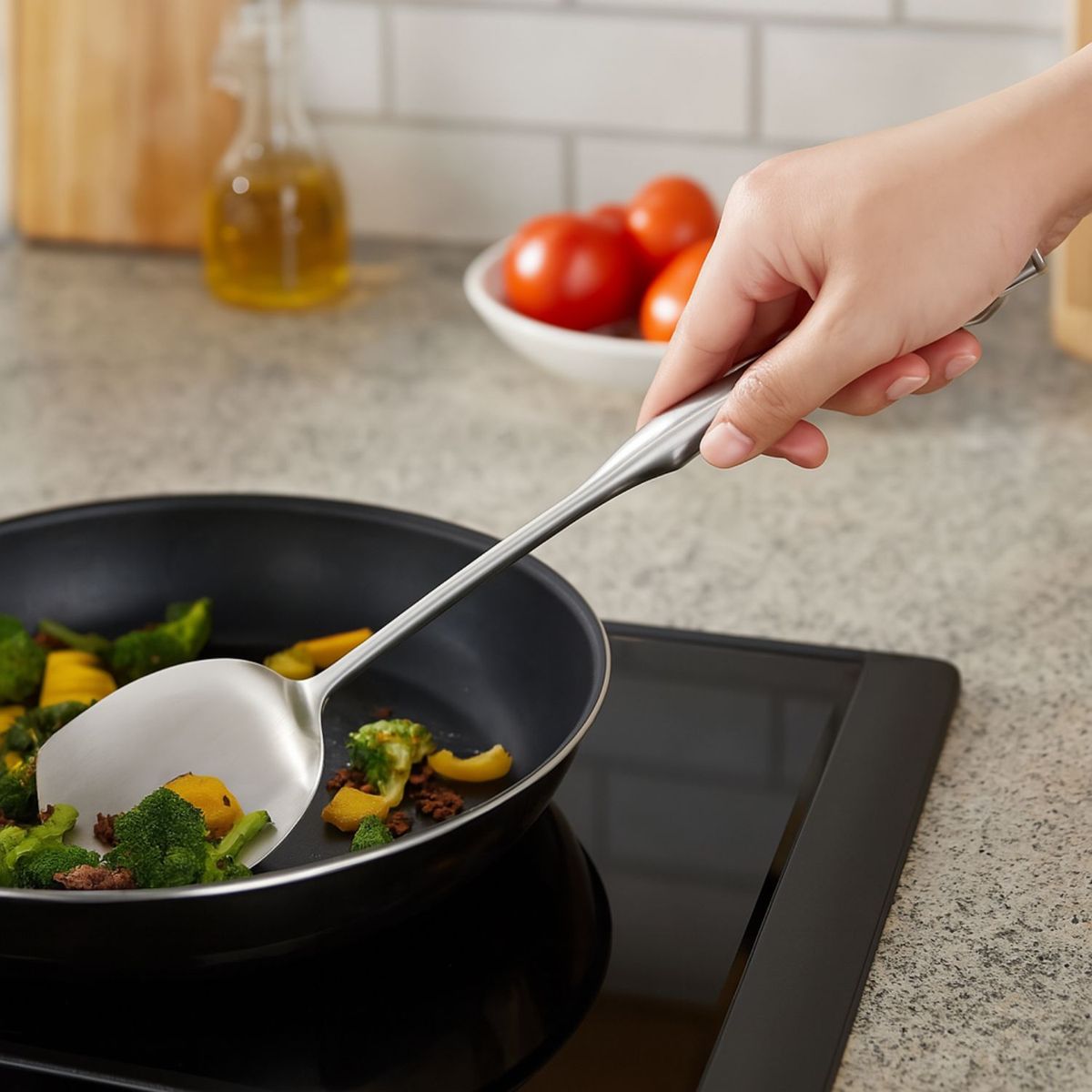 WENS - Espatula Plana De Cocina Wens 38cm Acero Inoxidable