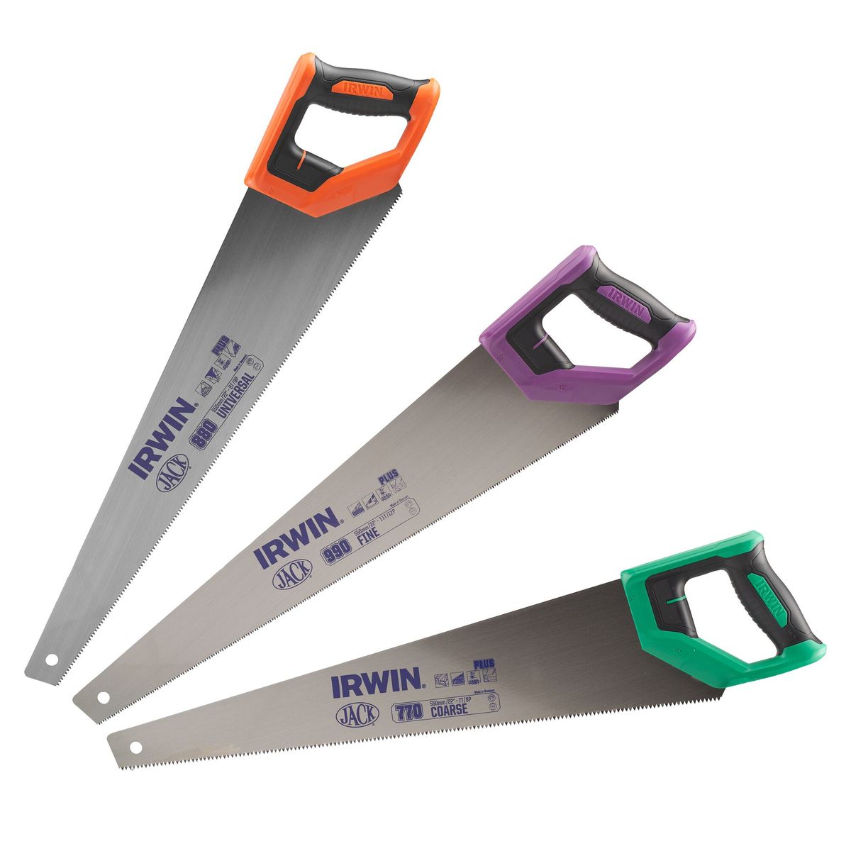 IRWIN - Kit 3 serruchos 22” multisuperficies