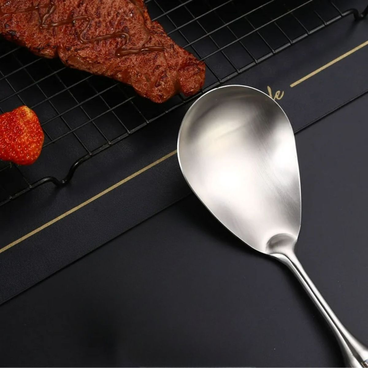 WENS - Cuchara Grande Wens 30cm Para Servir Acero Inoxidable