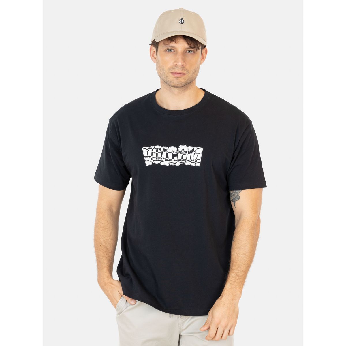 VOLCOM - Polera MC Fenderbender Negro Hombre Volcom