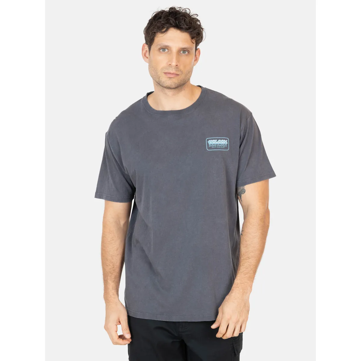 VOLCOM - Polera MC Goofin Gris Hombre Volcom