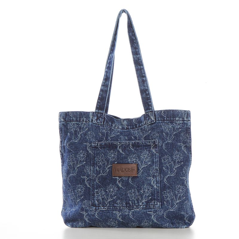 WADOS - BOLSO DENIM FULL PRINT DOS ASAS BOLSILLO