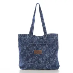 WADOS - BOLSO DENIM FULL PRINT DOS ASAS BOLSILLO