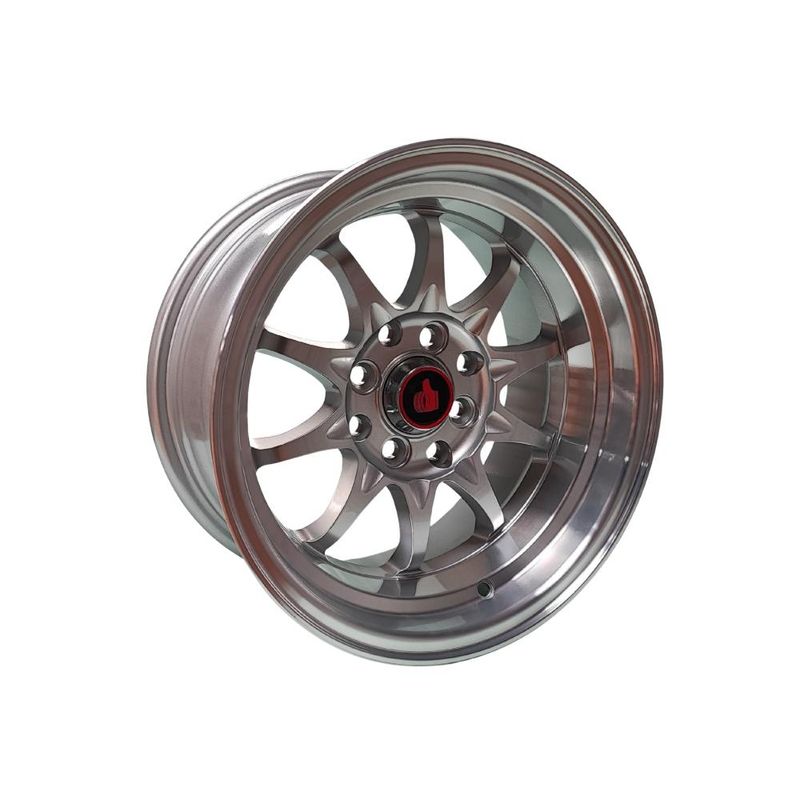 GENERICO - Juego de Llantas 14x7 4x1004x1143 Et0 SM lip 1015 B1006-4F