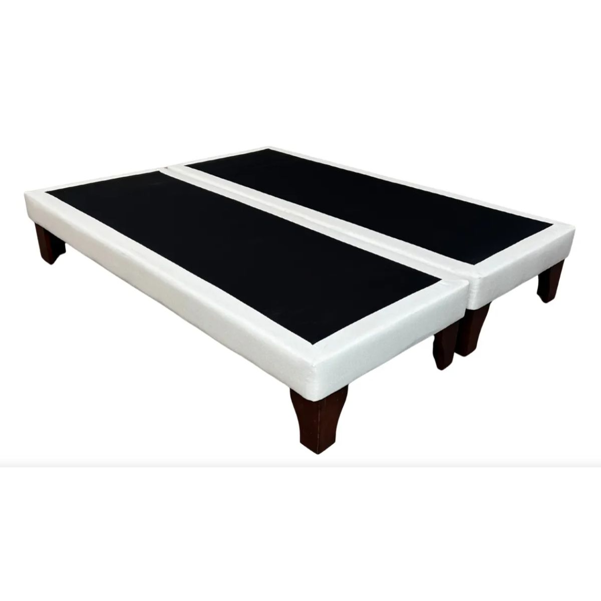 DULCES SUEÑOS - Base Europea Premium 2 P ( Espuma , Patas Rosen )CRUDO LINO 150X190