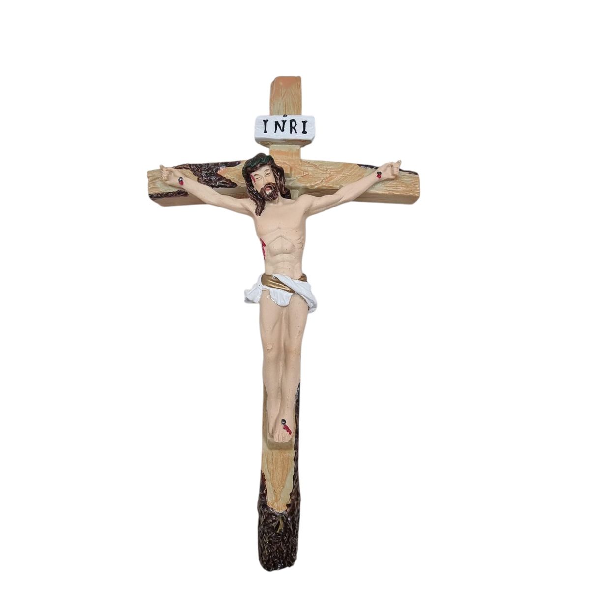 GENERICO - Crucifijo De Pared Cristo Figura Religiosa