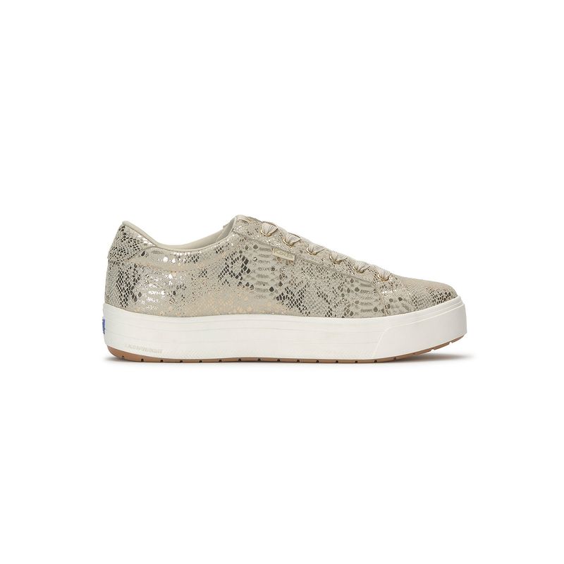 KEDS - Zapatilla Cuero Mujer Park Metallic Lthr Dorado KEDS