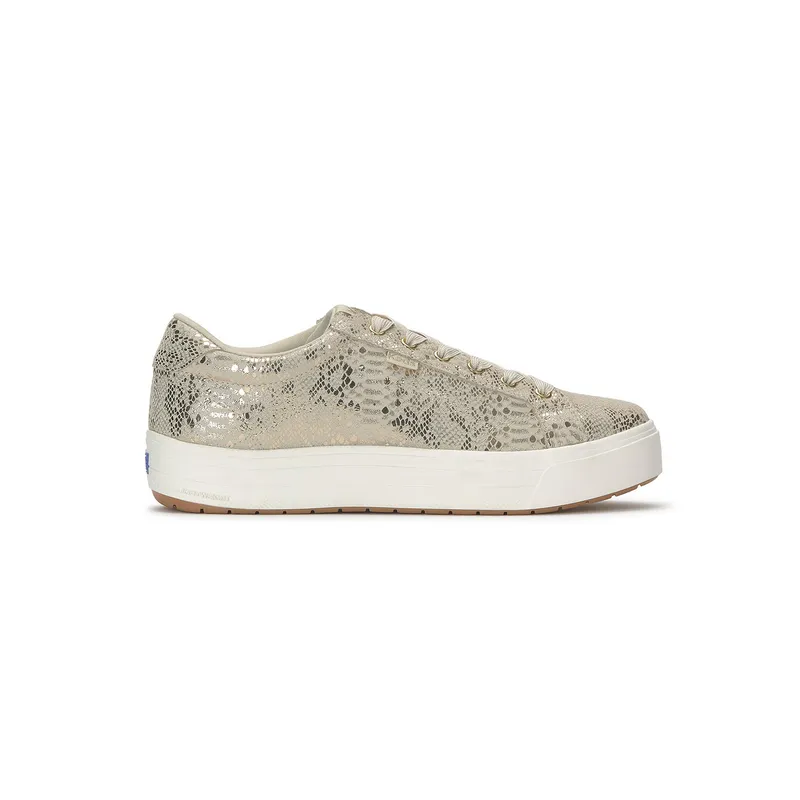 KEDS - Zapatilla Cuero Mujer Park Metallic Lthr Dorado KEDS
