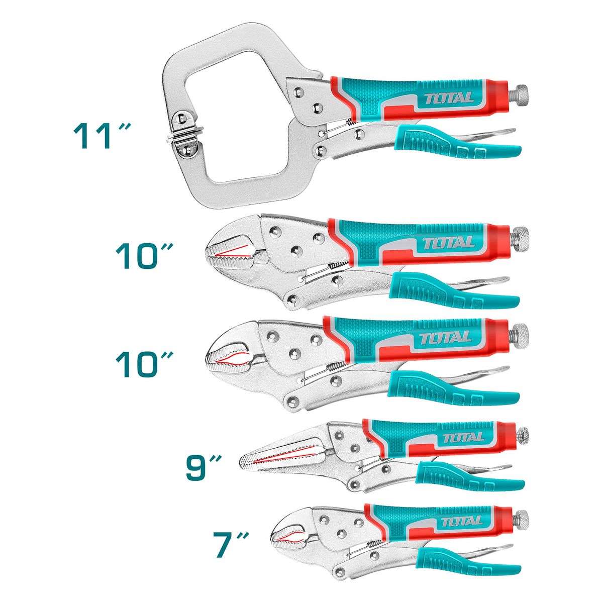 TOTAL TOOLS - Set de Alicates de Presion Total