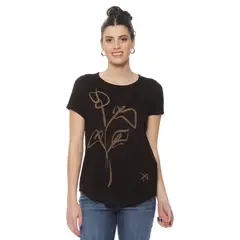 WADOS - POLERA SOLID FLOR LASER CUELLO REDONDO