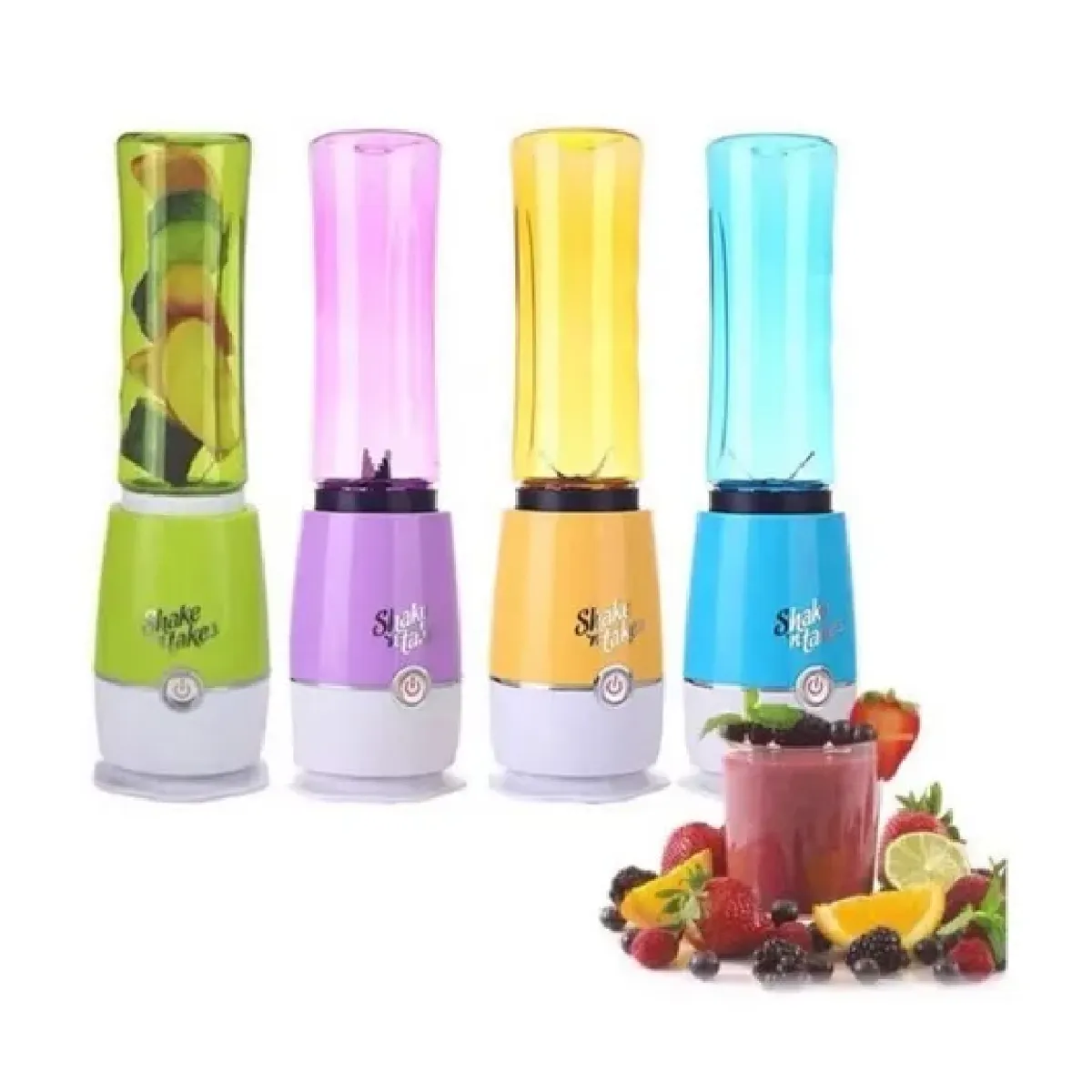 GENERICO - Juguera Portátil Shake'n Take Licuadora 2 Vasos Batidora Ryc