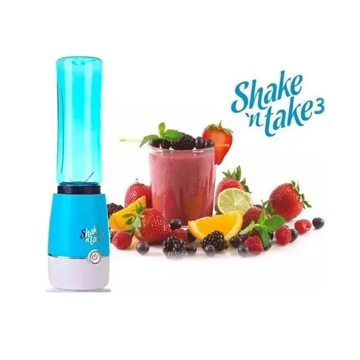GENERICO - Juguera Portátil Shake'n Take Licuadora 2 Vasos Batidora Ryc