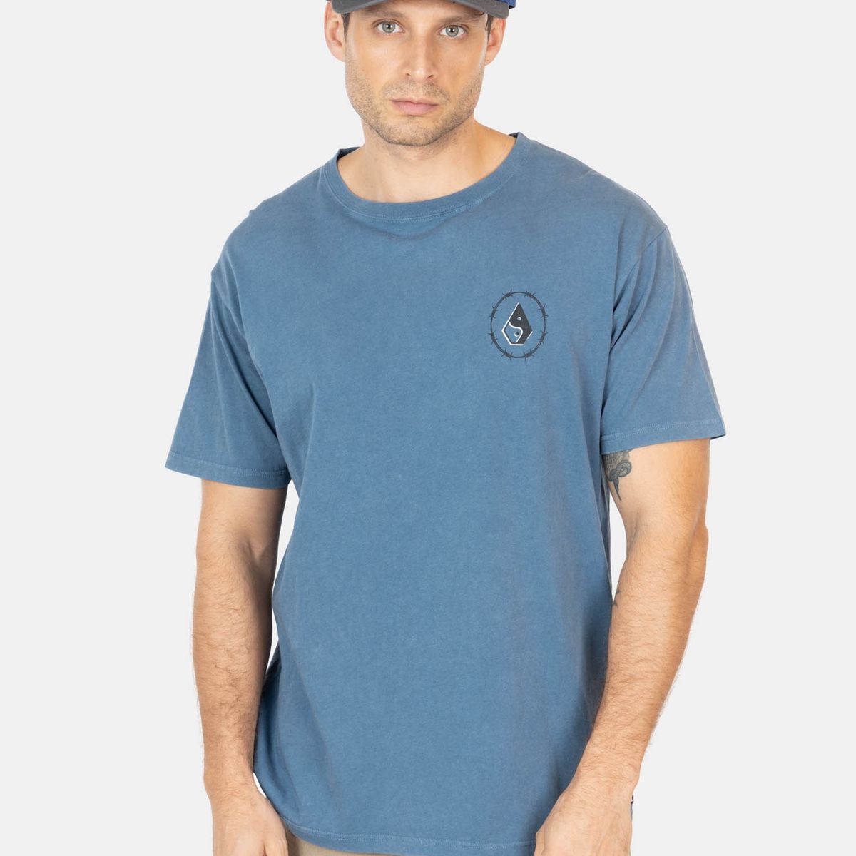 VOLCOM - Polera MC Line Azul Hombre Volcom
