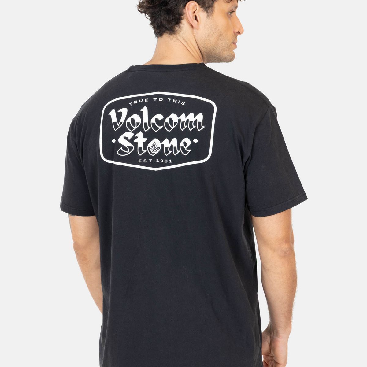 VOLCOM - Polera MC Stone Buckle Negro Hombre Volcom