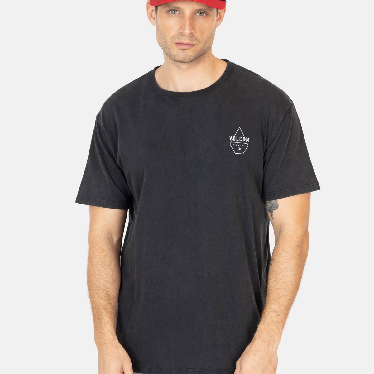 VOLCOM - Polera MC Occupied Negro Hombre Volcom