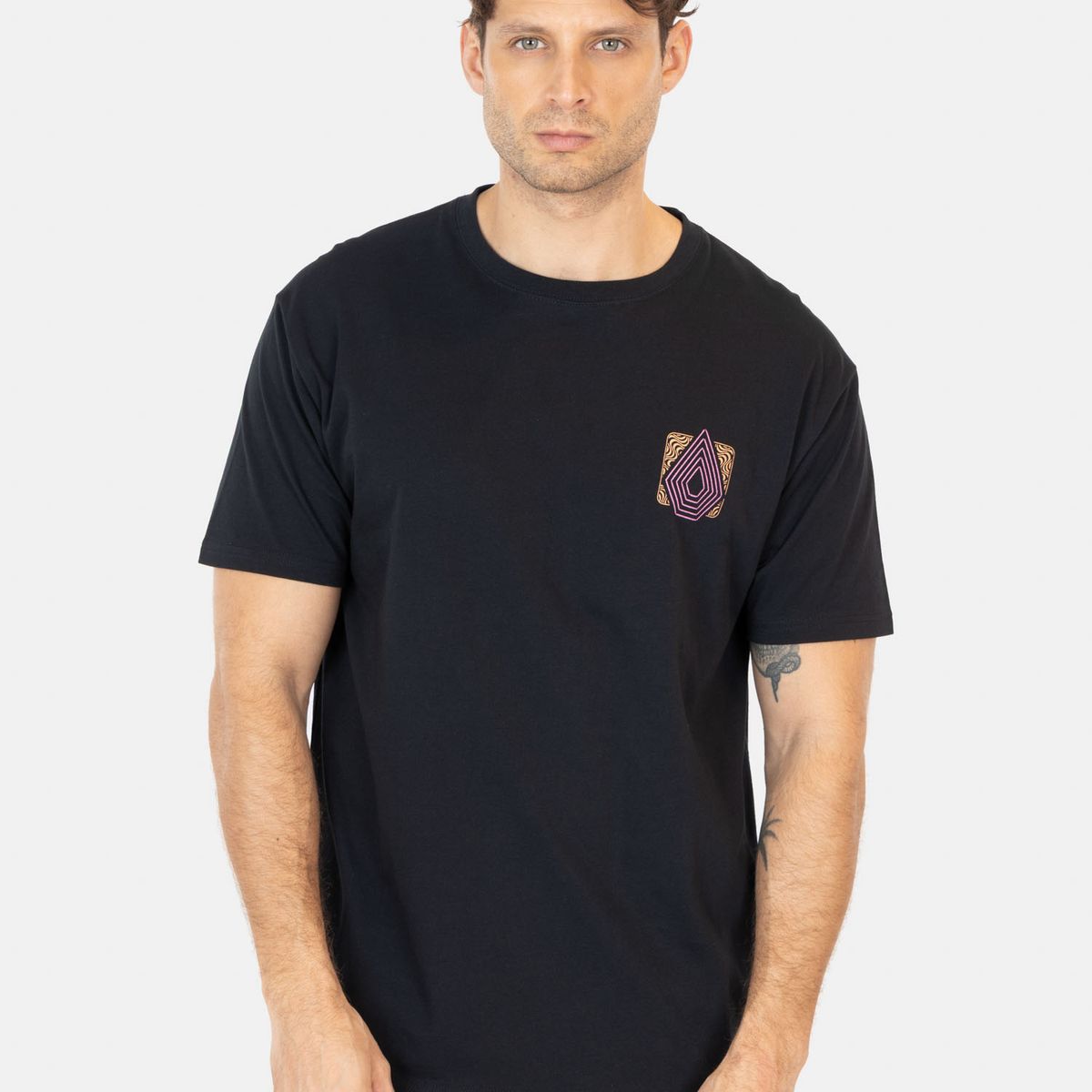 VOLCOM - Polera MC Plated Negro Hombre Volcom