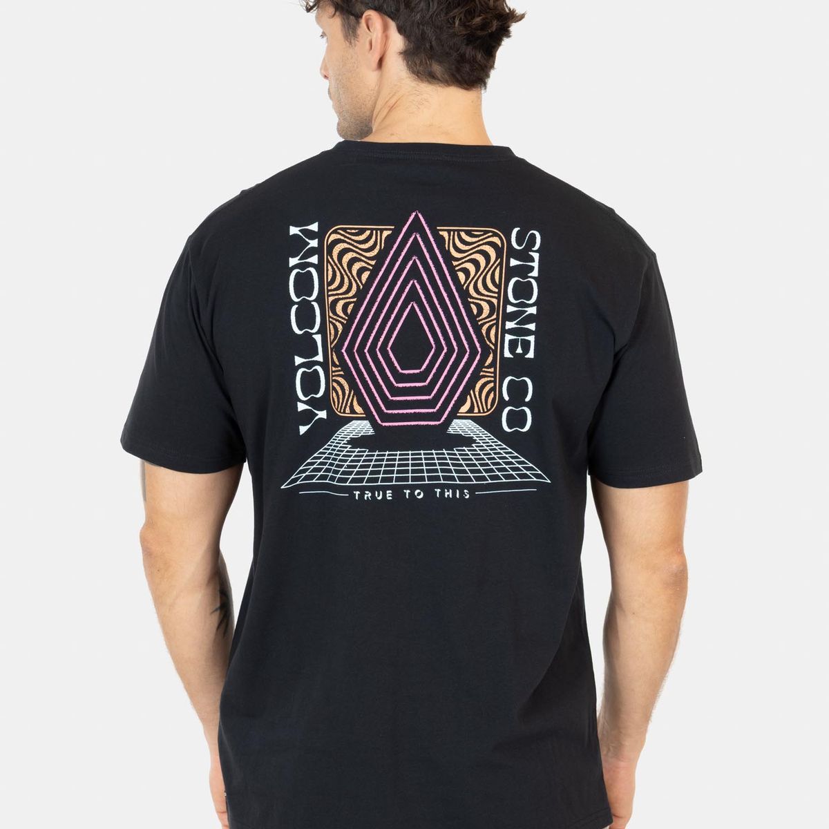 VOLCOM - Polera MC Plated Negro Hombre Volcom