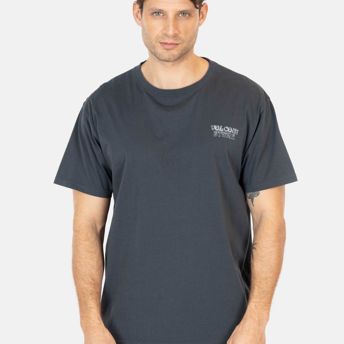 VOLCOM - Polera MC Timewave Gris Hombre Volcom