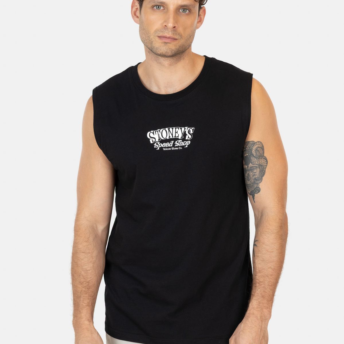 VOLCOM - Polera SM Tidalux Negro Hombre Volcom