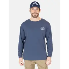 RUSTY - Polera ML Clip Azul Hombre - Azul