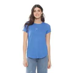WADOS - POLERA MANGA CORTA SOLID FLOR LASER