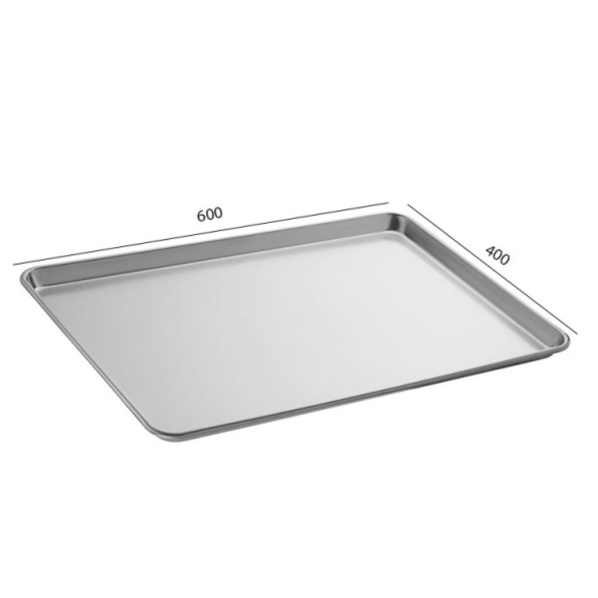 GENERICO - Bandeja Pastelera Aluminio 60x40 Cm