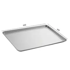GENERICO - Bandeja Pastelera Aluminio 60x40 Cm
