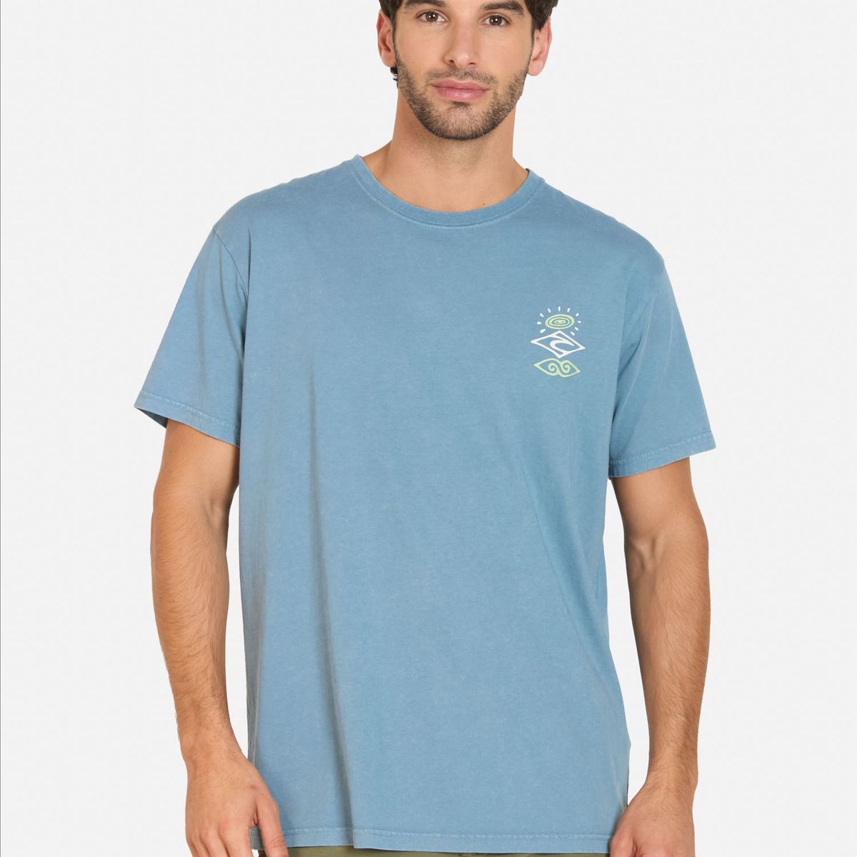 RIP CURL - Polera MC Surf Azul Hombre Rip Curl - Azul