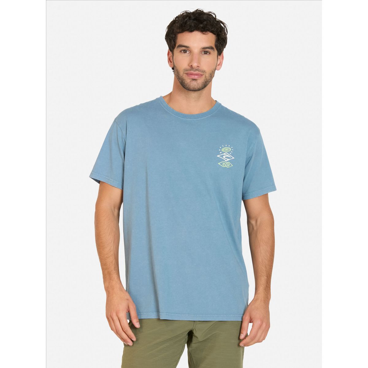 RIP CURL - Polera MC Surf Azul Hombre Rip Curl - Azul