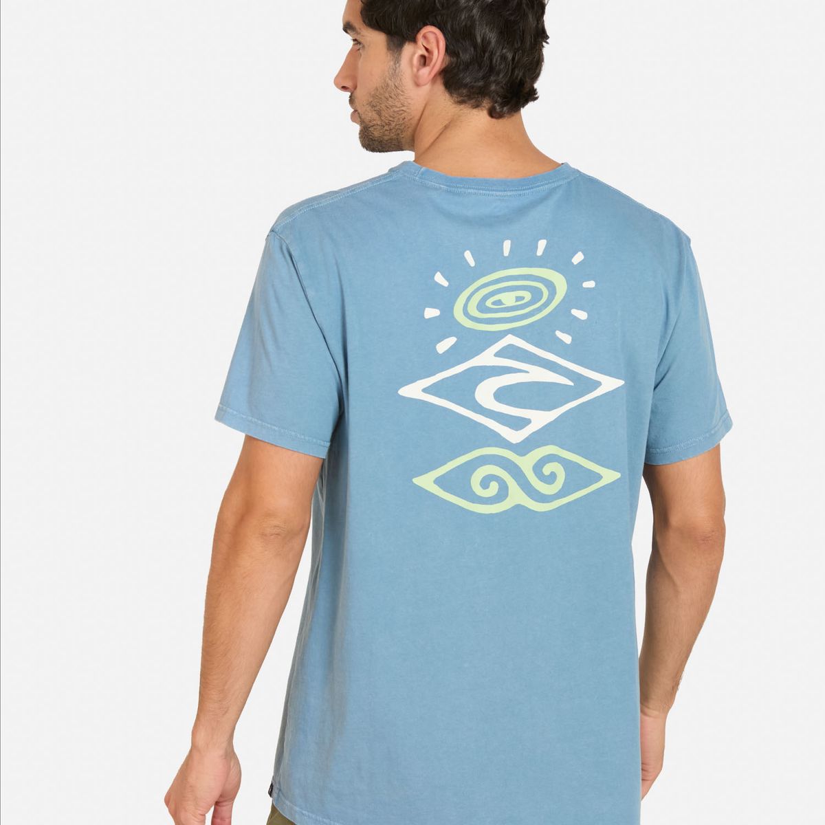 RIP CURL - Polera MC Surf Azul Hombre Rip Curl - Azul