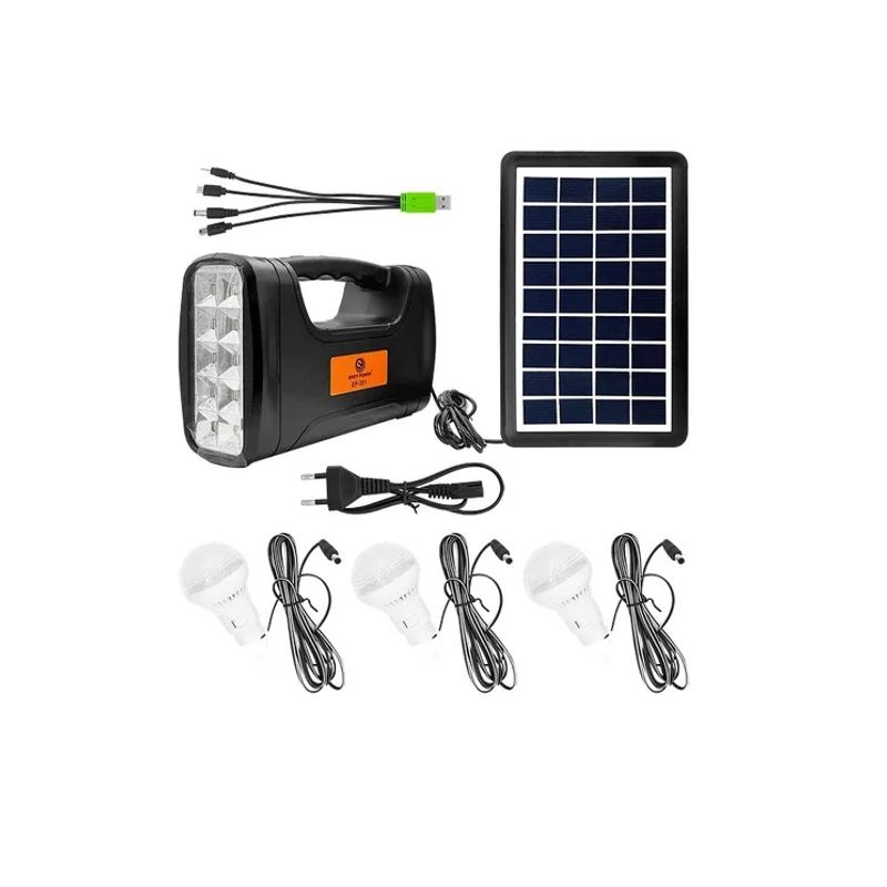 GENERICO - Kit De Energía Solar Sistema De Iluminación