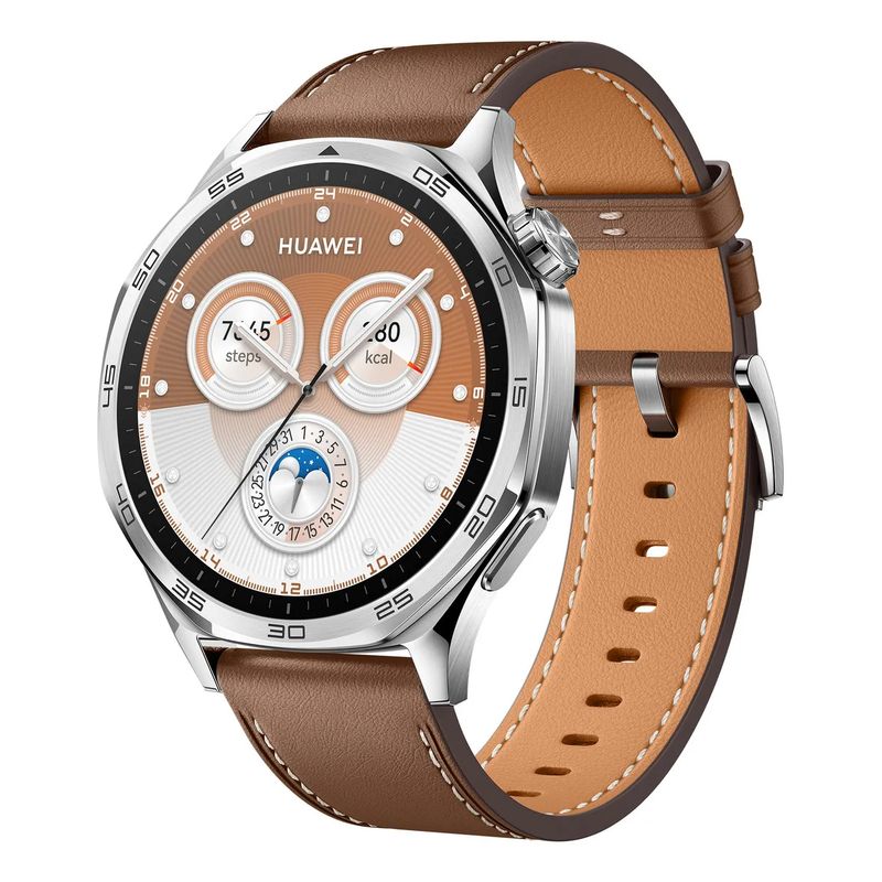 HUAWEI - Reloj Inteligente Smartwatch Huawei Watch Gt 5 46mm Gps Café