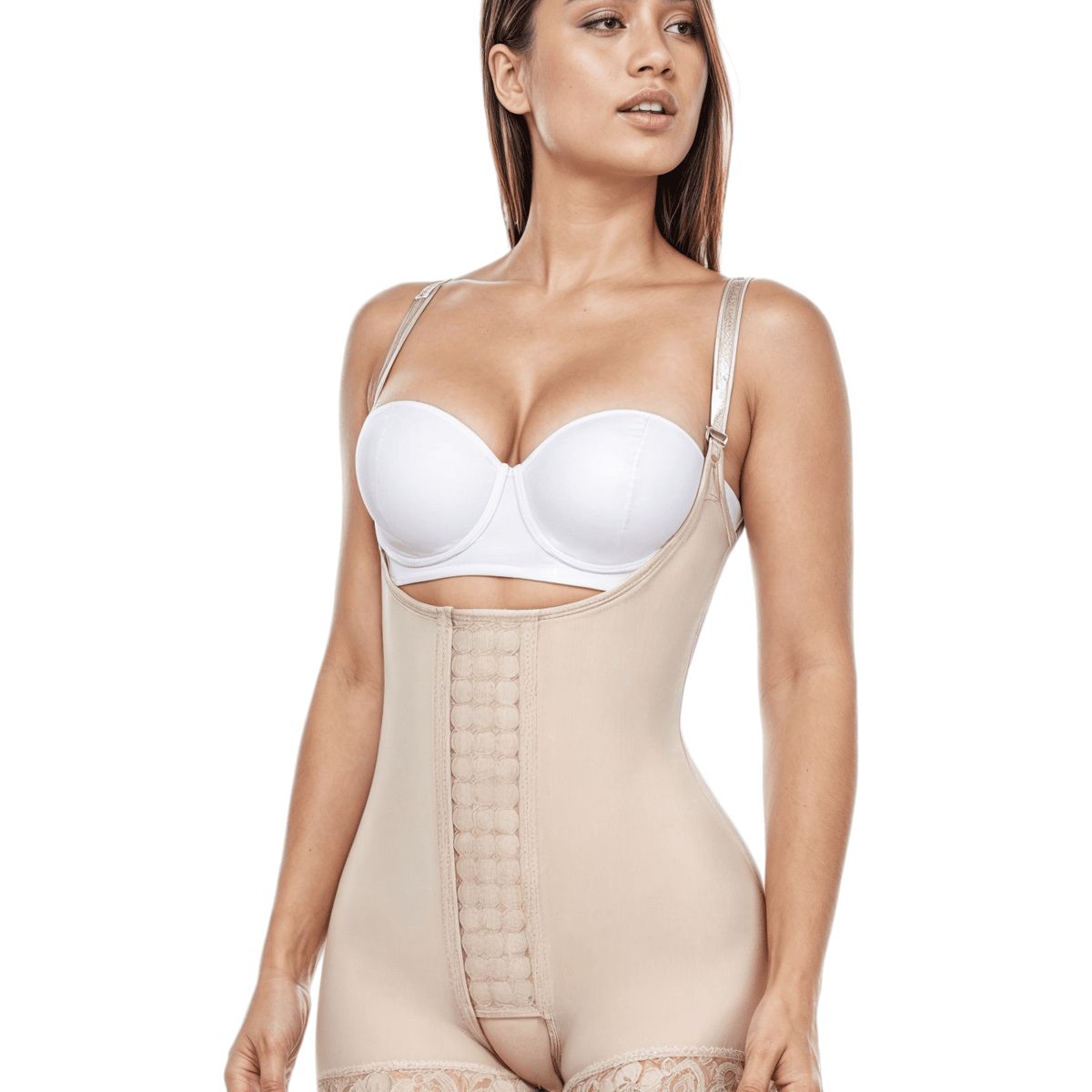 VICALLY FASHION - Faja Short Levanta Cola Alta Compresión Estilo Colombiana
