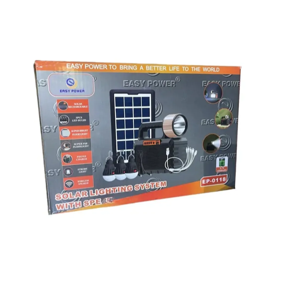 GENERICO - Kit De Energía Solar Multiusos