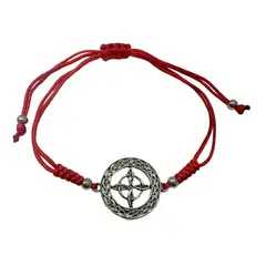 GENERICO - Pulsera Hilo Rojo Nudo De Brujas Amuleto Protector Mal