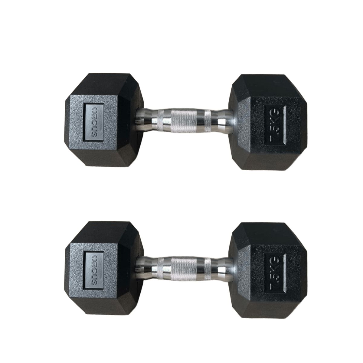 ORCUS - PAR DE MANCUERNAS HEXAGONALES 7.5 KG ORCUS