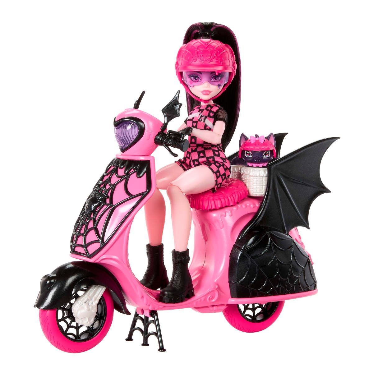 MONSTER HIGH - MONSTER HIGH  MUÑECA DRACULAURA CON SCOOTER