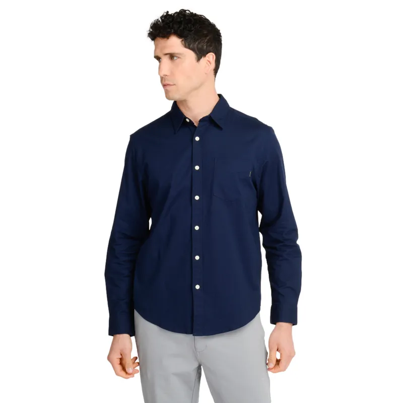 DOCKERS - Camisa Hombre Oxford Regular Fit Azul Marino Dockers