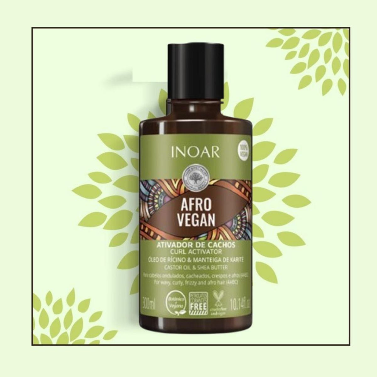 INOAR - Afro Vegan Activador de Cacho 300 ml Inoar