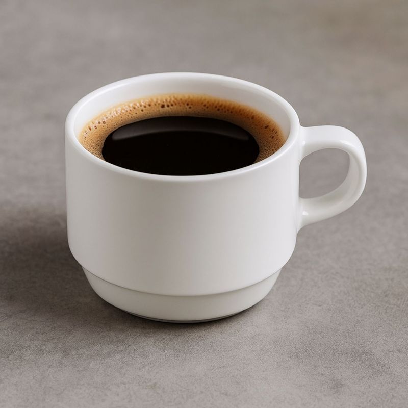 NADIR - Set 6 Taza Te Nadir 240mL Opaline Porcelana Resistente